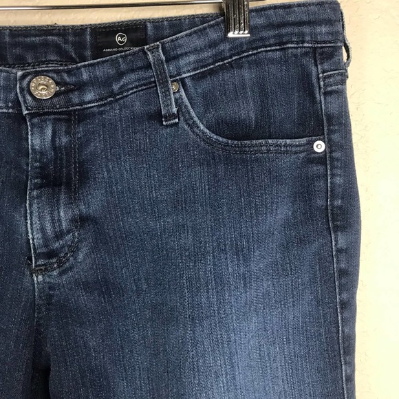 AG Adriano Goldschmied "The Stilt" Jeans Cigarette Leg Dark Wash Blue Size 32R - Picture 4 of 15